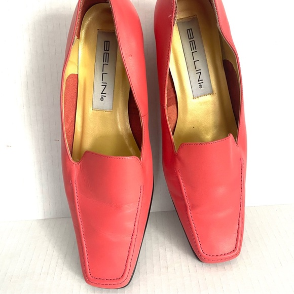 Vintage Bellini Pink Leather Loafers - Picture 2 of 8